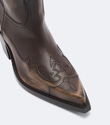 Westernstiefel Dakota aus Leder - Paris Texas - Modalova
