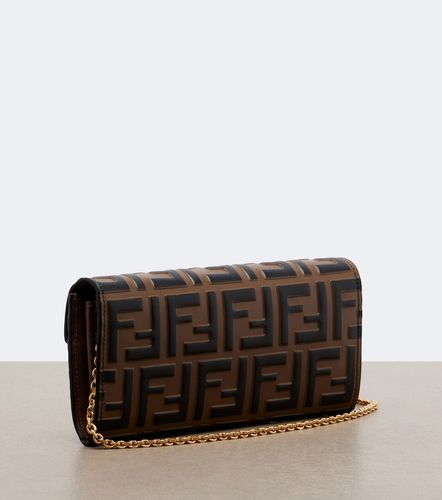 FF Diamonds leather wallet on chain - Fendi - Modalova