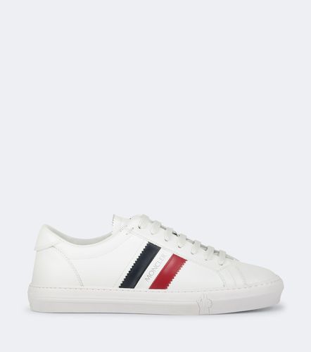 Moncler New Monaco leather sneakers - Moncler - Modalova
