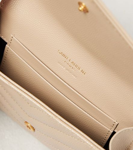 Cartera Monogram Small de piel - Saint Laurent - Modalova