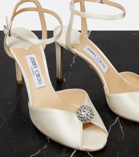 Sandali Sacora 85 in raso - Jimmy Choo - Modalova