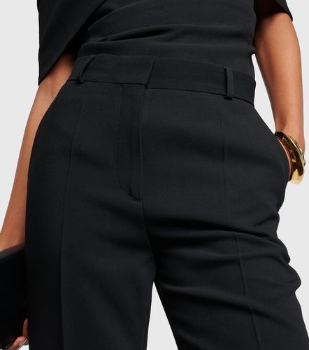 High-rise pleated crepe flared pants - Toteme - Modalova