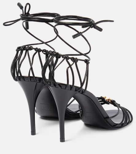 Babylone 90 leather sandals - Saint Laurent - Modalova