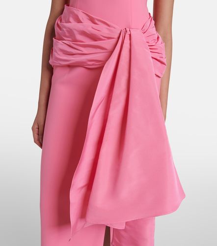 Abito midi in crêpe e seta - Carolina Herrera - Modalova