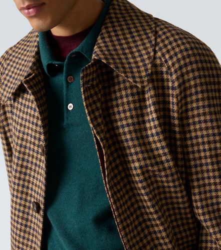Houndstooth virgin wool coat - Rubinacci - Modalova