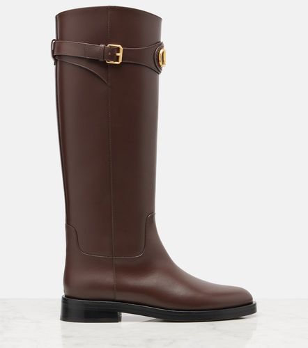VLogo leather knee-high boots - Valentino Garavani - Modalova