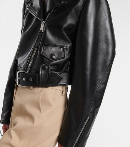 Chaqueta biker cropped Cocoon de piel - Givenchy - Modalova