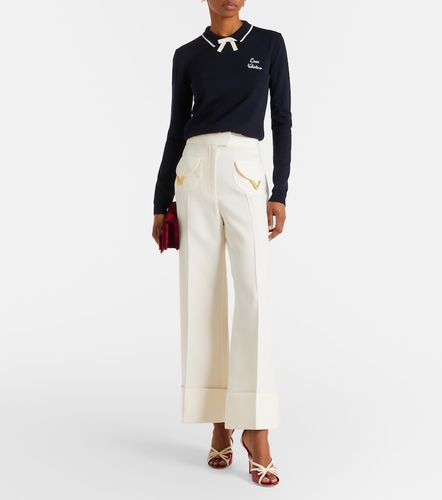 Chez virgin wool polo sweater - Valentino Garavani - Modalova