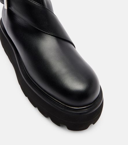 Stiefel Sofa Buckle aus Leder - McQueen - Modalova