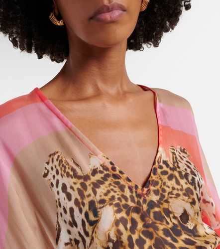 Caftán de seda estampado - Roberto Cavalli - Modalova