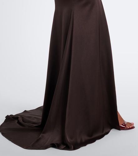 Off-shoulder crepe satin corset gown - Alex Perry - Modalova