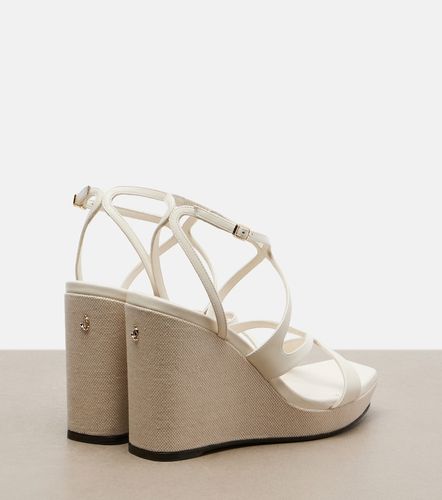 Ayla leather wedge sandals - Jimmy Choo - Modalova