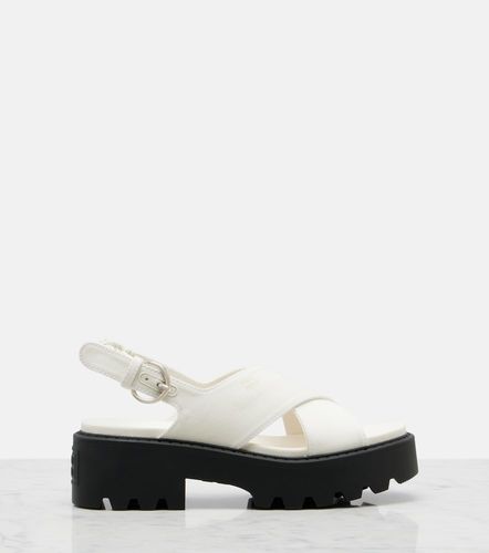 Sandali slingback con platform - Miu Miu - Modalova