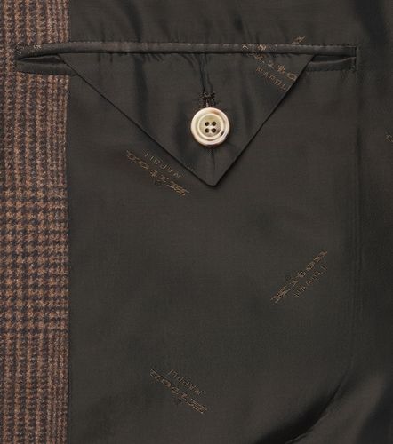 Blazer de lana virgen a cuadros - Kiton - Modalova