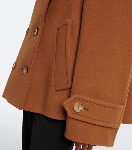 Chloe Oversized wool-blend peacoat - Chloe - Modalova