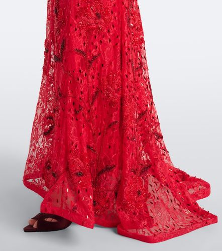 Là Fuori Verzierte Bustier-Robe mit Spitze - La Fuori - Modalova