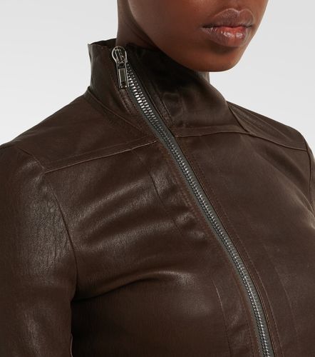 Jacke Gary aus Leder und Baumwolle - Rick Owens - Modalova