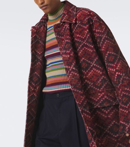 Abrigo de pana de algodón estampado - Dries Van Noten - Modalova