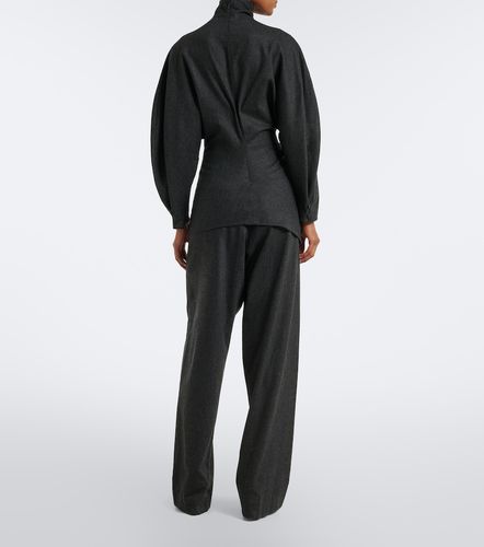 Pantaloni a gamba larga August in lana e cashmere - Khaite - Modalova