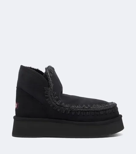 Mini shearling-lined suede ankle boots - Mou - Modalova