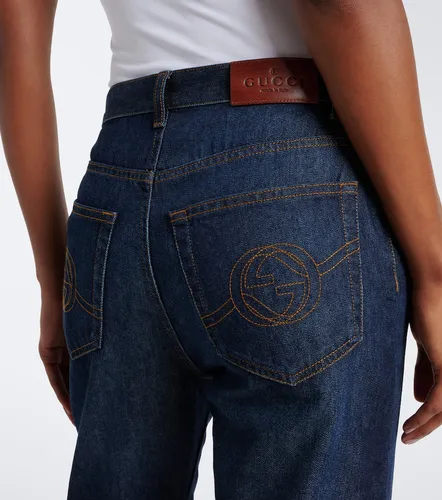 Gucci Interlocking G straight jeans - Gucci - Modalova