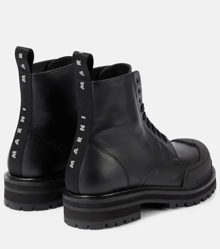 Marni Dada leather combat boots - Marni - Modalova