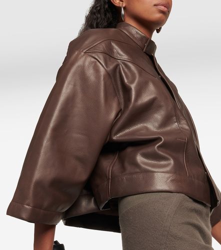 Rick Owens Cropped leather jacket - Rick Owens - Modalova