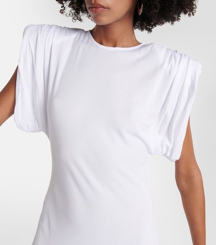 Abito midi in jersey con ruches - Wardrobe.NYC - Modalova