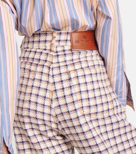 Pantalones anchos de tweed de algodón - Etro - Modalova