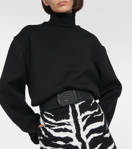 Alaïa Cinturón de piel acolchado - Alaia - Modalova