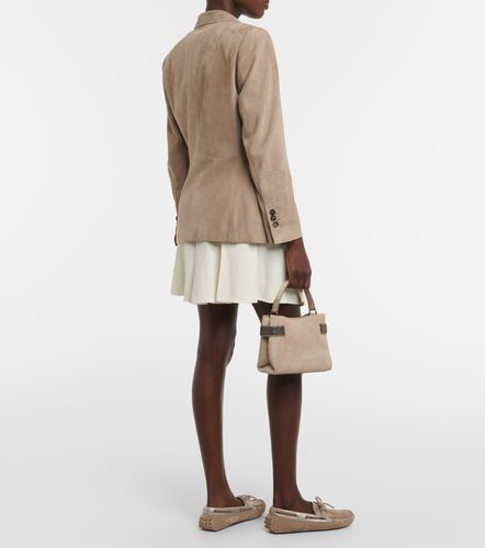 Brunello Cucinelli Blazer in suede - Brunello Cucinelli - Modalova