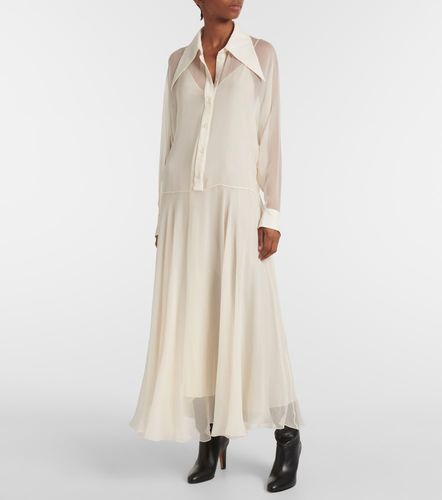 Chloé Abito chemisier in chiffon di seta - Chloe - Modalova