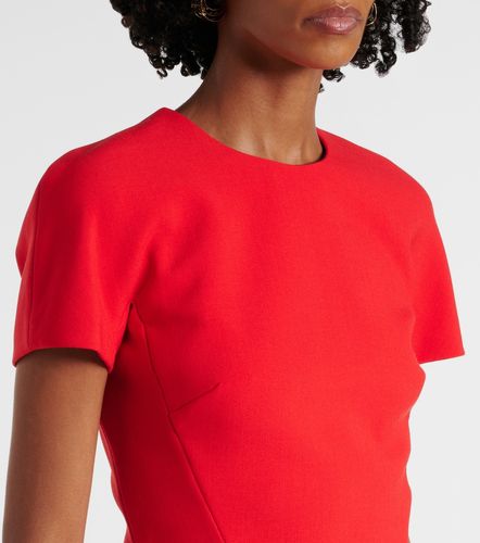 Abito midi in crêpe - Victoria Beckham - Modalova