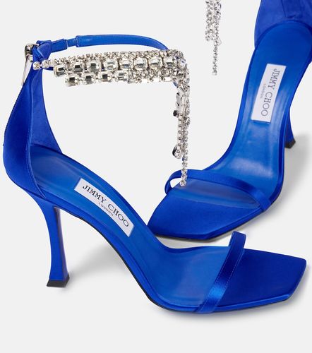 Verity 100 embellished satin sandals - Jimmy Choo - Modalova