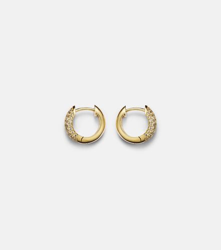 Pendientes Puffy de oro de 14 ct con diamantes - Sydney Evan - Modalova