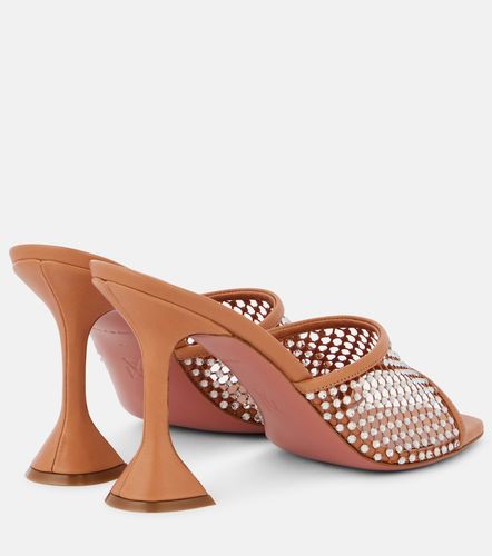 Lupita 95 embellished mules - Amina Muaddi - Modalova