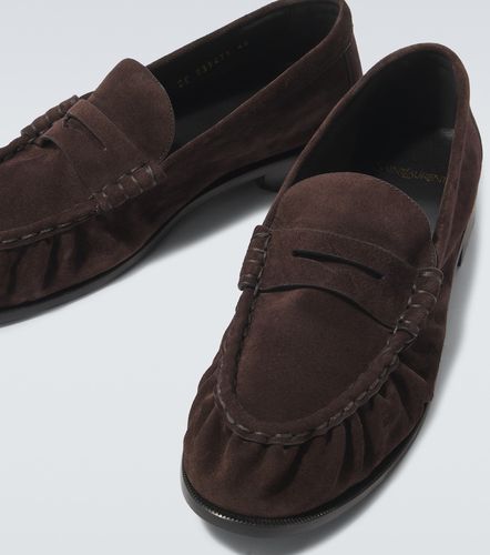 Mocassini Le Loafer in suede - Saint Laurent - Modalova