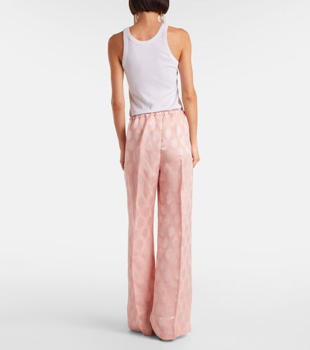 Printed wide-leg pants - Dries Van Noten - Modalova