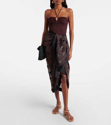 Tory Burch Pareo in misto seta - Tory Burch - Modalova
