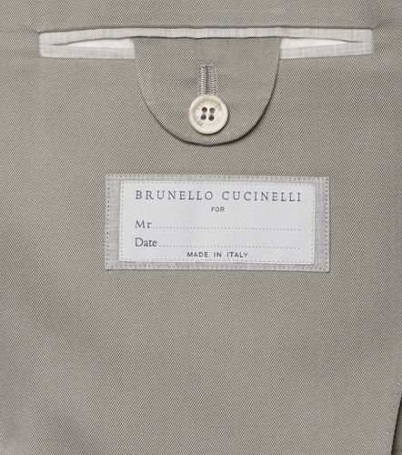 Blazer da abito doppiopetto in seta - Brunello Cucinelli - Modalova