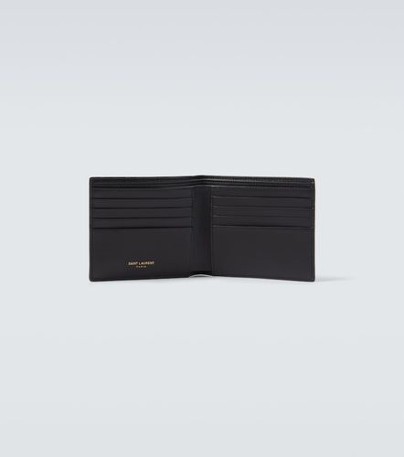 Croc-effect leather wallet - Saint Laurent - Modalova