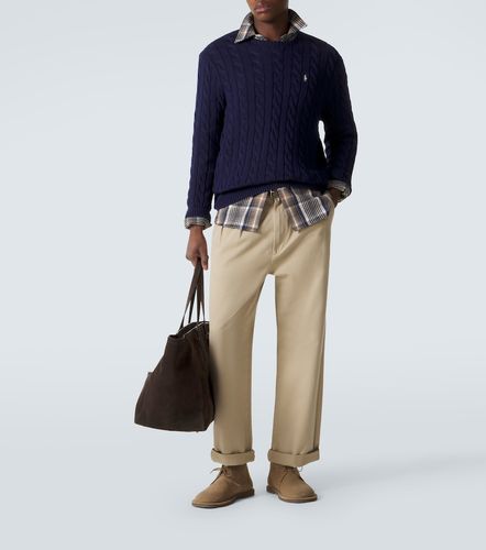 Pullover in cotone a trecce - Polo Ralph Lauren - Modalova