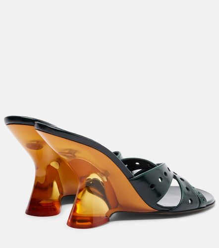 Mules con cuña de charol - Dries Van Noten - Modalova