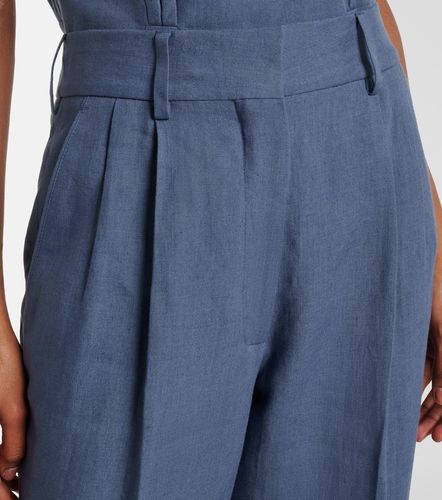Blazé Milano Gerade Hose Fox aus Leinen - Blaze Milano - Modalova