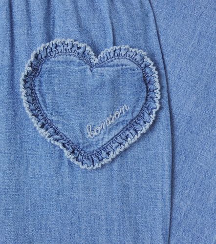 Pantalones rectos Duck en chambray de algodón - Bonton - Modalova