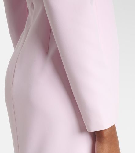 Vestido midi asimétrico de crepé drapeado - Roland Mouret - Modalova