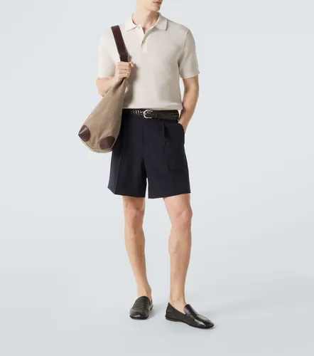 Ribbed-knit cotton polo shirt - Sunspel - Modalova