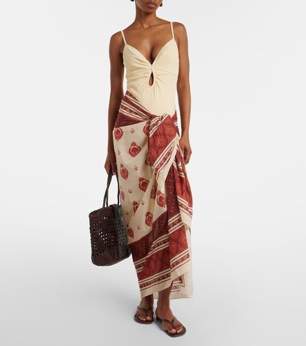 Pareo de algodón estampado - Johanna Ortiz - Modalova