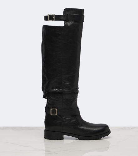 Jimmy Choo Stiefel Biker aus Leder - Jimmy Choo - Modalova