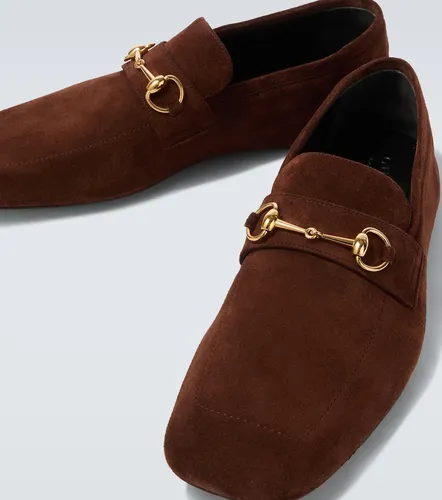 Ragazzo Horsebit suede loafers - Gucci - Modalova